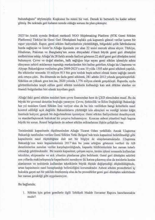 T.C. Ulaştırma ve Altyapı Bakanı’na Sorduk!