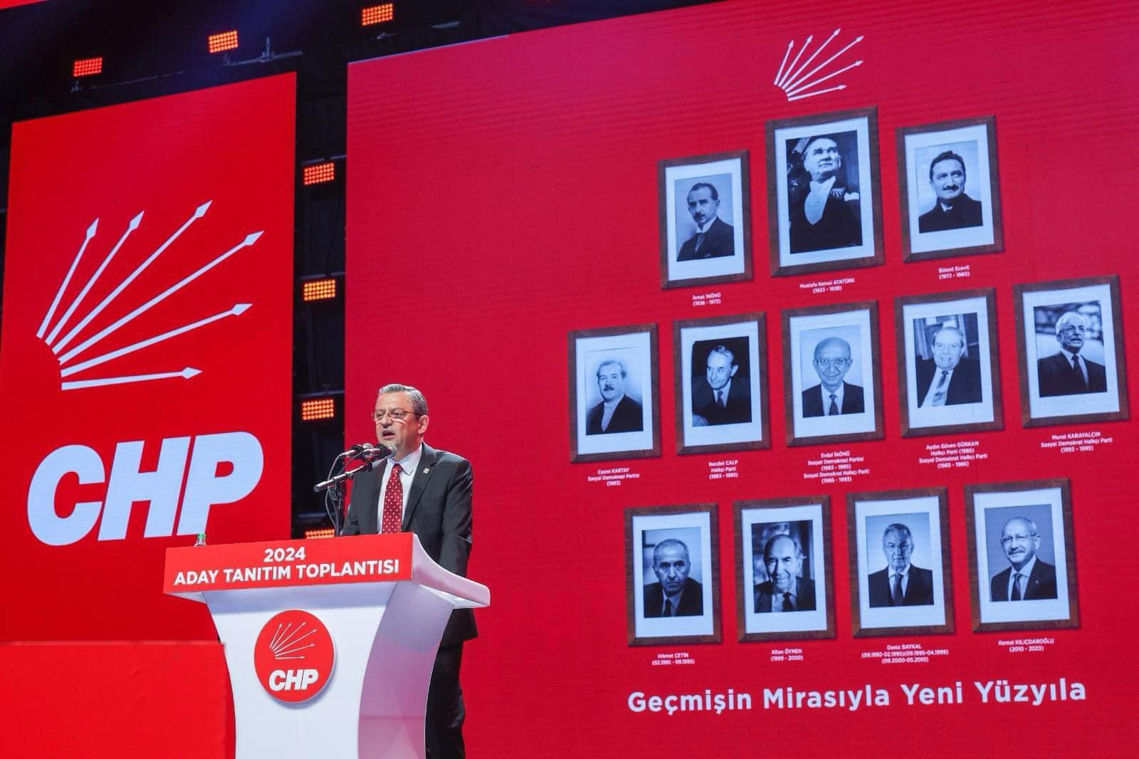 Cumhuriyet Halk Partisi Aday Tanıtım Toplantısı'ndayız