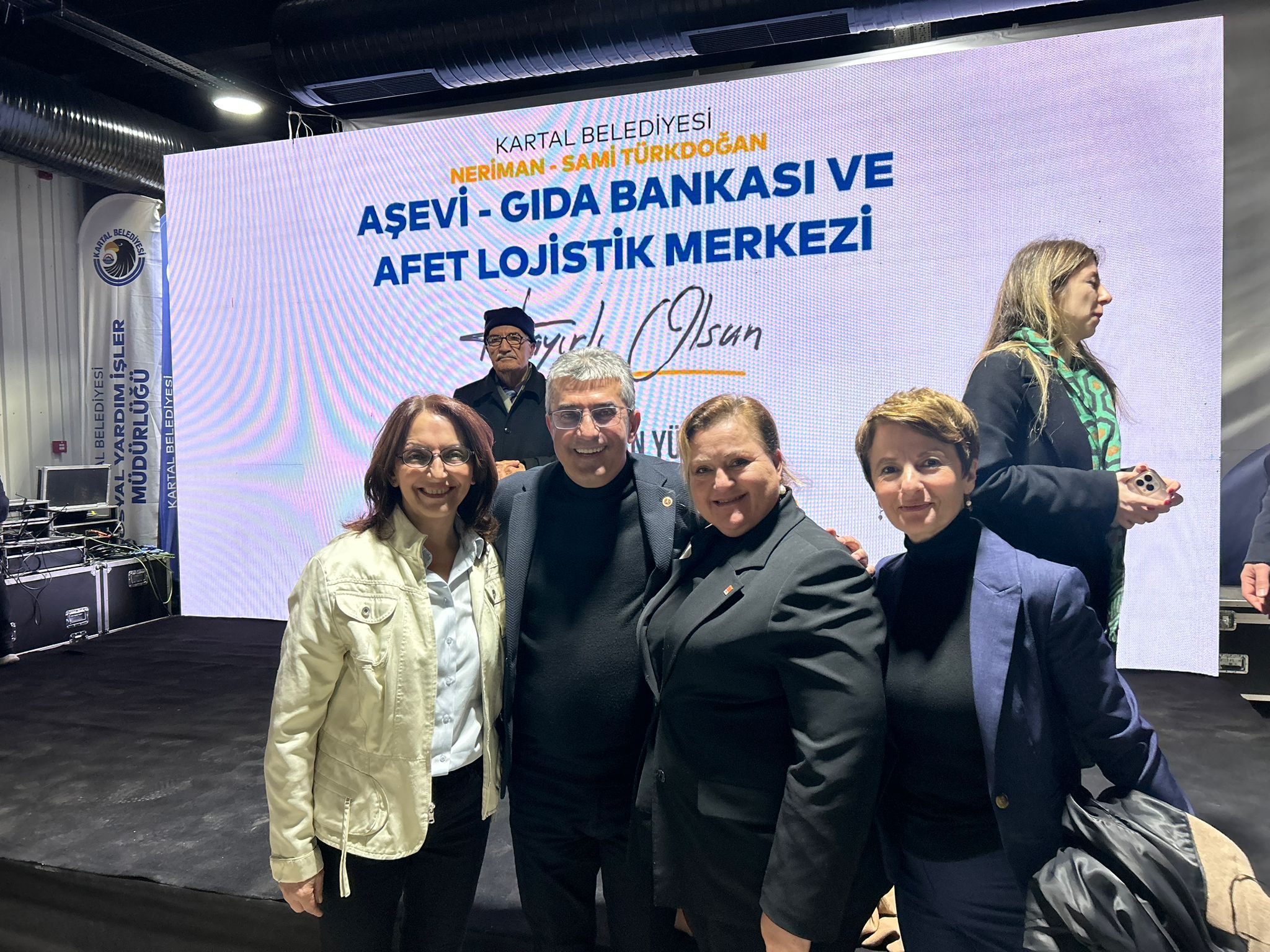 Kartal, Neriman-Sami Türkdoğan Aşevi ve Gıda Bankası İle Afet Lojistik Merkezi’nin Açılışına Katıldık