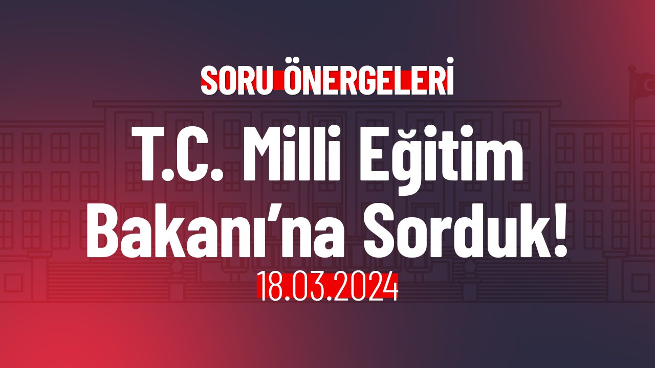 ÇEDES Protokolü Hakkında Soru Önergesi