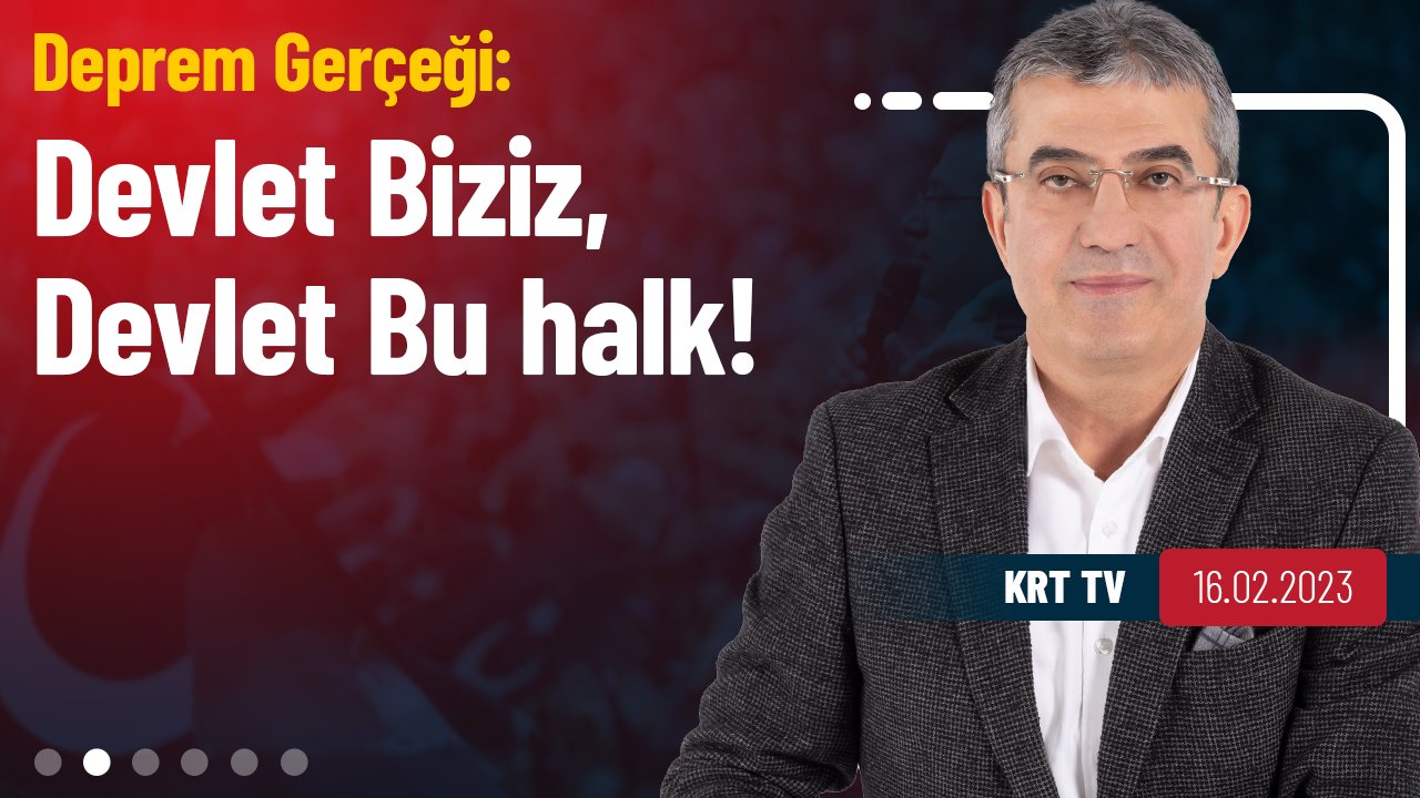 Cumhuriyet Halk Partisi Grup Başkanvekili Gökhan Günaydın KRT TV - Gündem Özel programında deprem ile ilgili değerlendirmelerde bulundu.