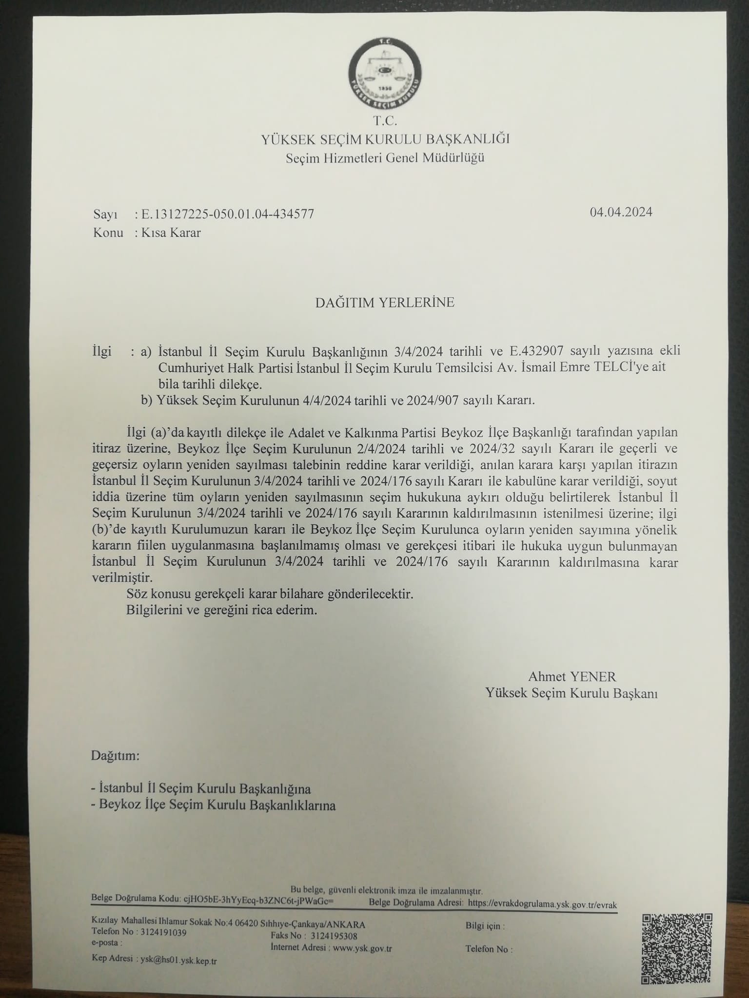 İBB Başkanı Ekrem İmamoğlu'nun mazbata töreni gerçekleştirildi