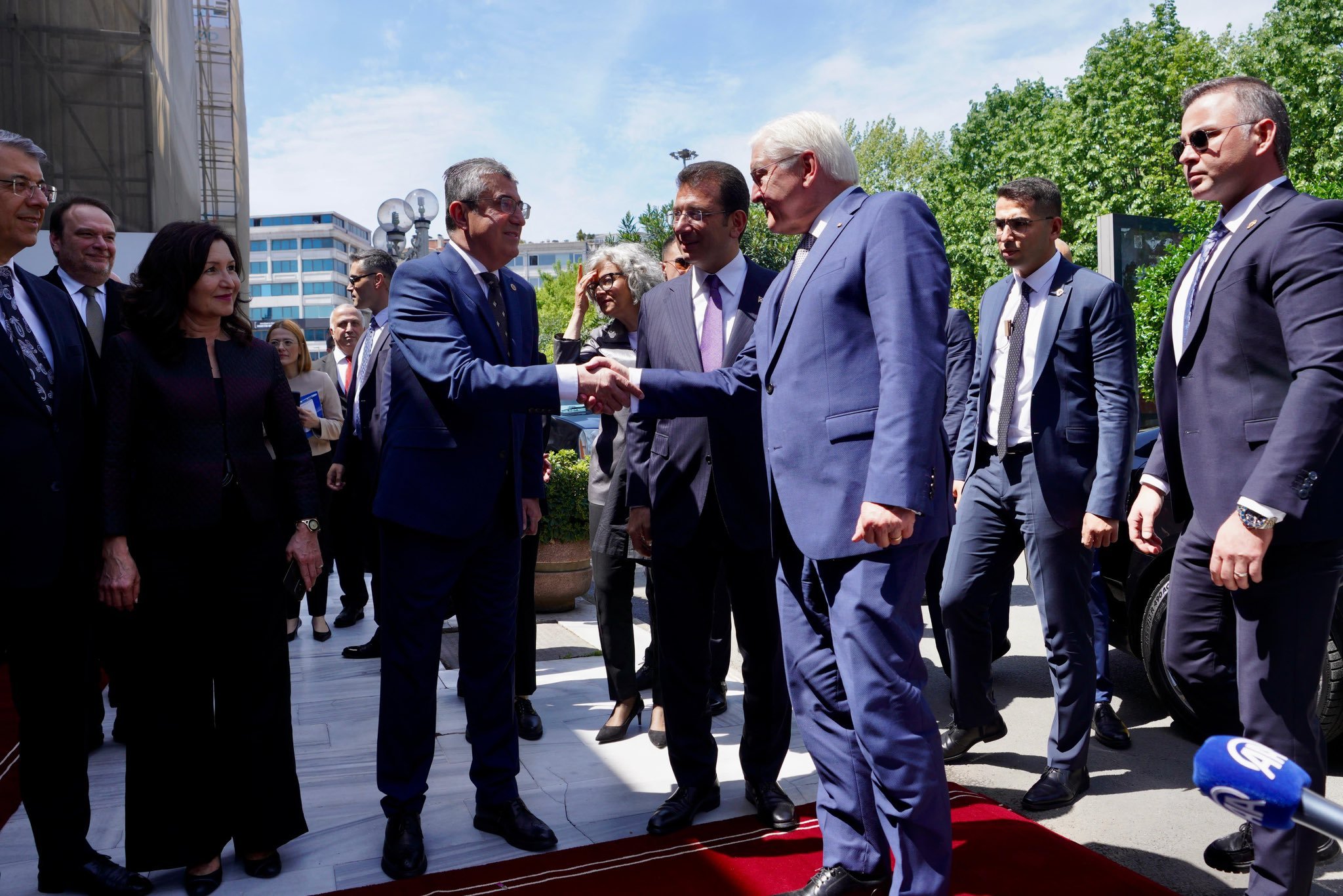 Almanya Cumhurbaşkanı Ekrem İmamoğlu’nu Ziyaret Etti