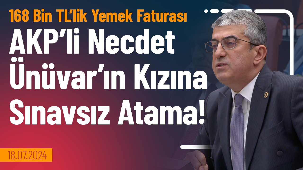 Eski AKP milletvekili, mevcut Ankara Üniversitesi Rektörü Necdet Ünüvar’ın kızı Meclis’e Daire Başkan Yardımcısı olarak atandı. Elbette herhangi bir sınava tabi olmaksızın. Milletin çocukları işsiz, anne baba perişan ne gam. İşte AKP adaleti!