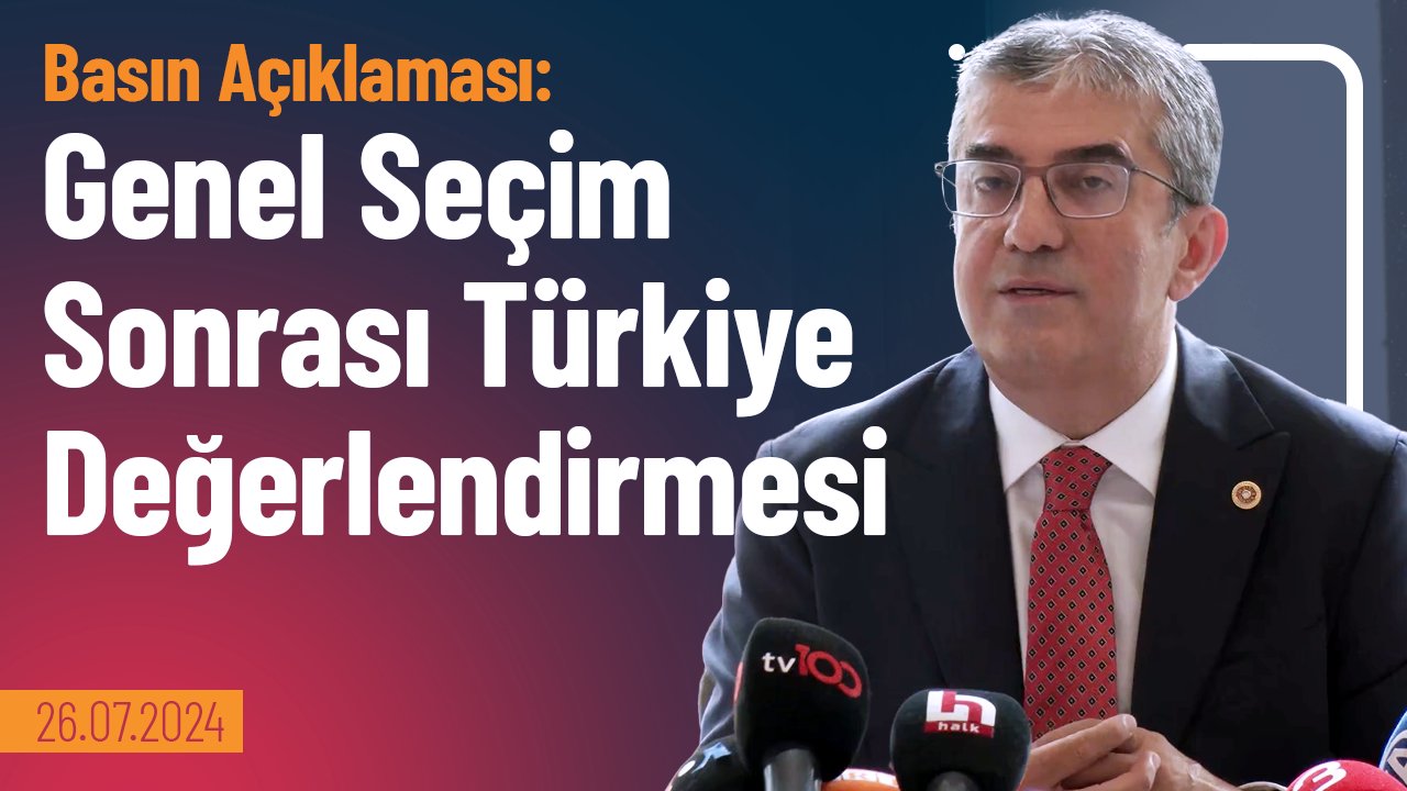 Bugün TBMM’de “Genel Seçim Sonrası Türkiye Değerlendirmesi”nde bulunarak gazetecilerin sorularını yanıtladım.