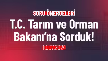 Tarım ve Orman Bakanı İbrahim Yumaklı’nın yanıtlaması istemiyle orman yangını ile ilgili soru önergemizi TBMM Başkanlığı’na sunduk