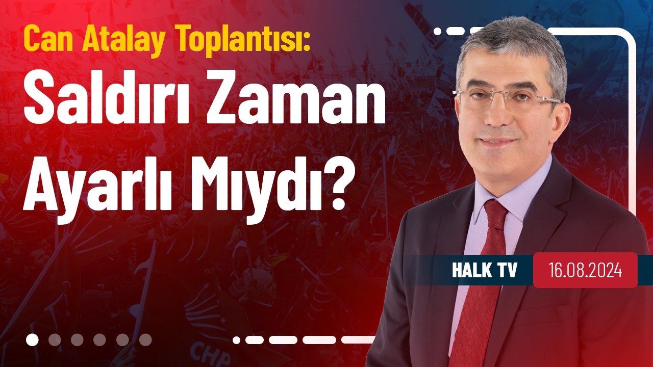 Cumhuriyet Halk Partisi Grup Başkanvekili Gökhan Günaydın Halk TV'de Sorel Dağıstanlı'nın sunduğu Gündem Özel programında AYM'nin Can Atalay kararı sonrası CHP'nin talebi ile olağanüstü toplanan Meclis'te Alpay Özalan'ın Ahmet Şık'a saldırısının detaylarını anlattı.