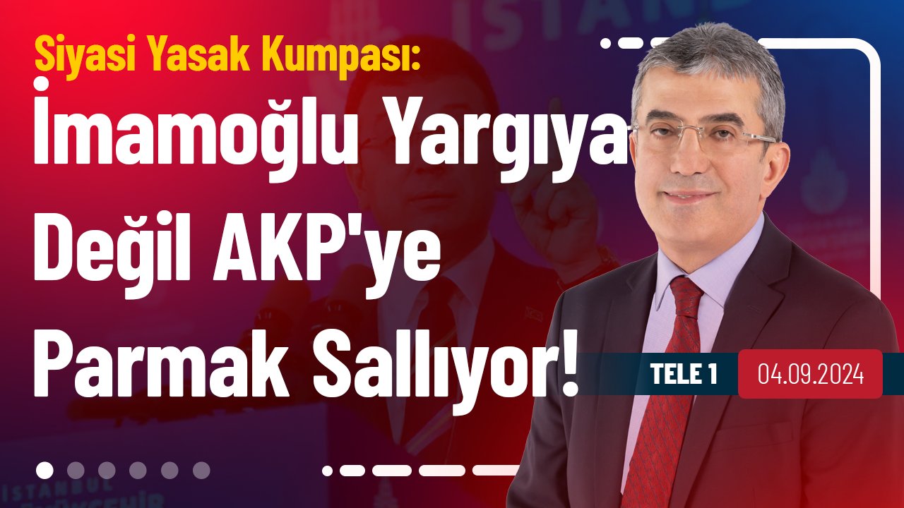 Cumhuriyet Halk Partisi Grup Başkanvekili Gökhan Günaydın TELE 1'de Tuncay Mollaveisoğlu sunduğu Anında Manşet programında İmamoğlu'na kurulan siyasi yasak kumpası ve ardından yaşanan gelişmeler ile Adalet Bakanı Yılmaz Tunç'un İmamoğlu hakkındaki yorumlarını değerlendirdi.