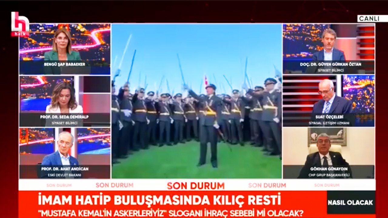 İmam Hatip Buluşmasında Kılıç Resti