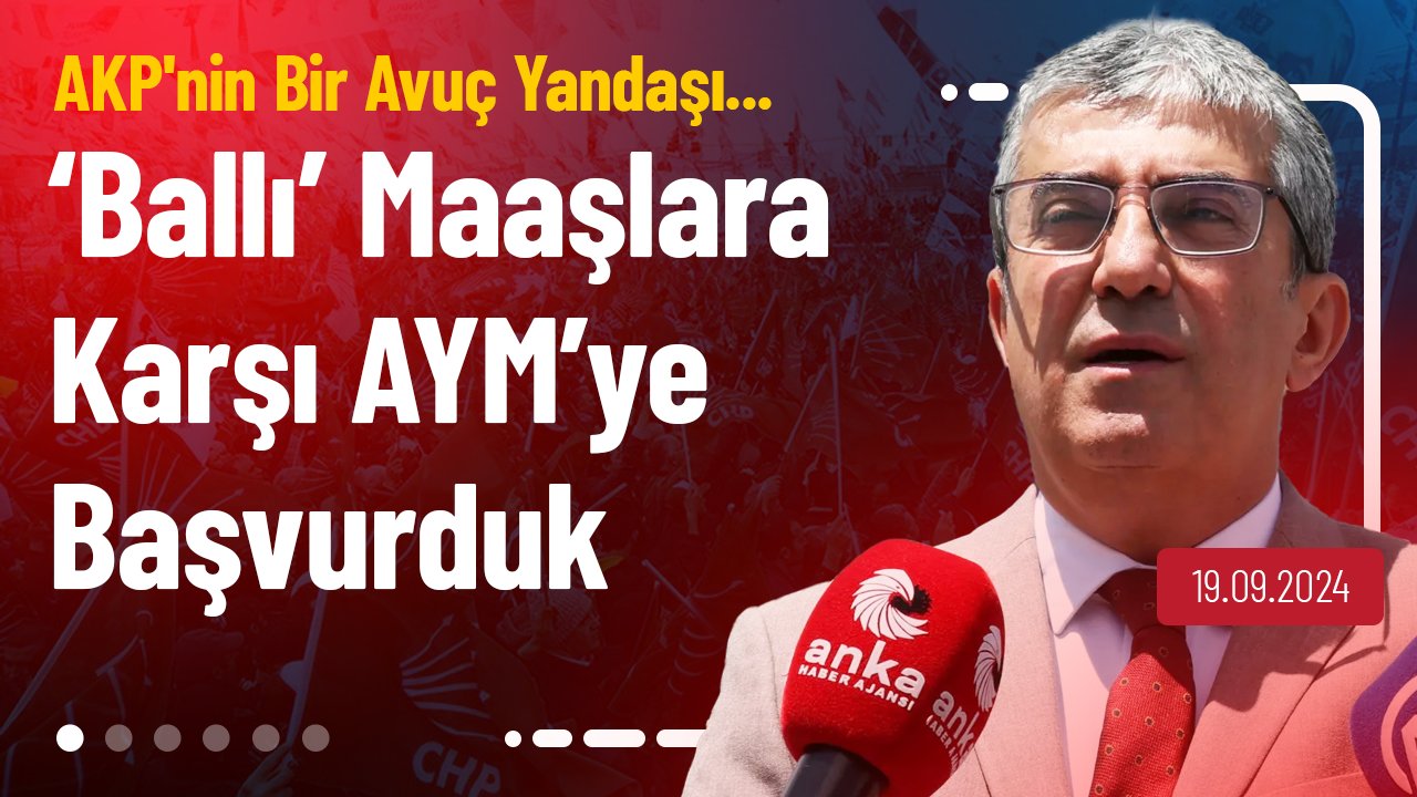 CHP, iktidarın ekonomik krize karşı uygulamaya aldığı “Kamuda Tasarruf” kanununu ve birden fazla maaş alınmasına ilişkin düzenlemelerin iptali için AYM’ye başvuru yaparken Günaydın, konuya ilişkin bir açıklama yaptı.