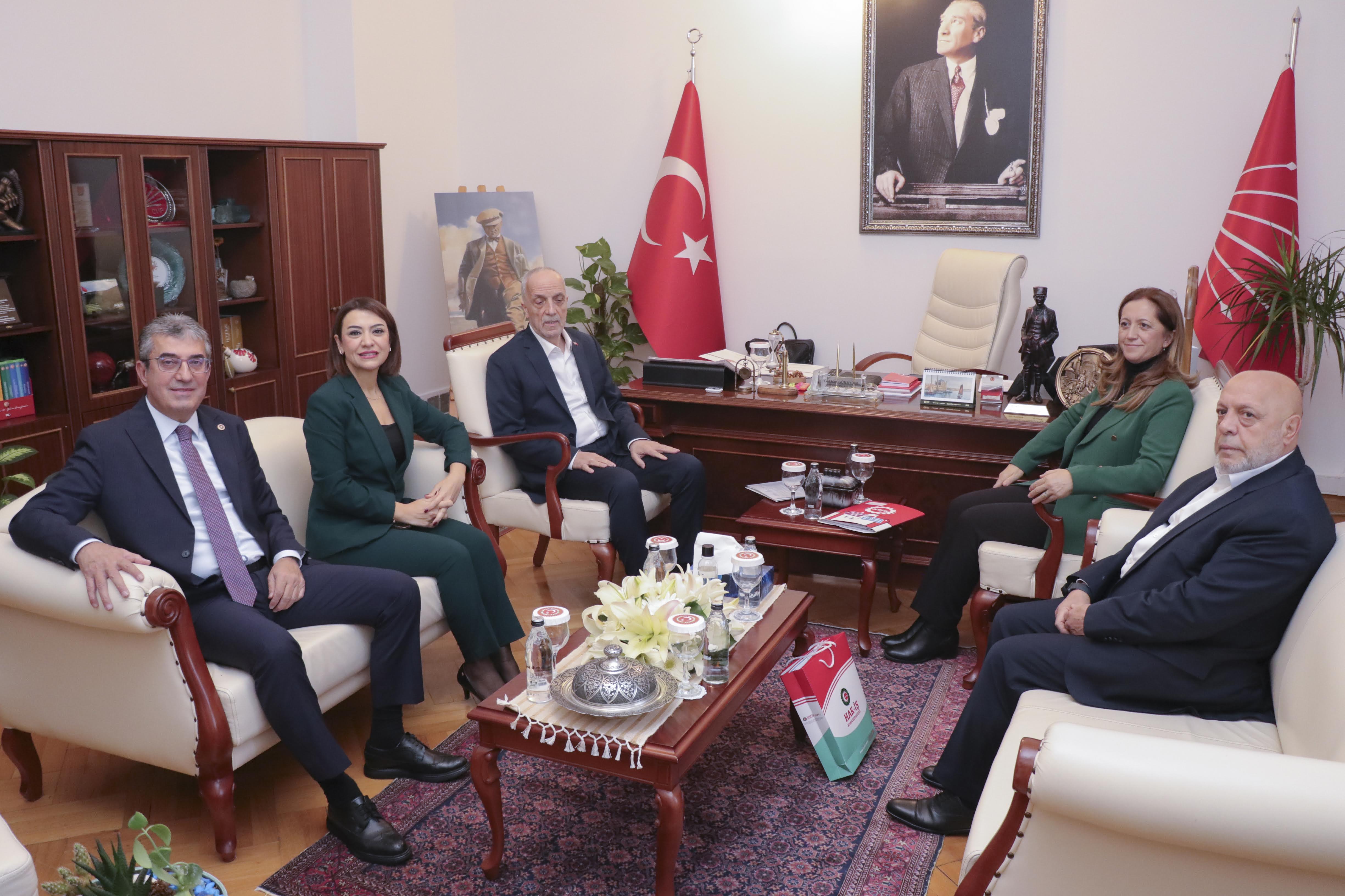 Sendika Başkanlarından "Vergide Adalet" Ziyareti
