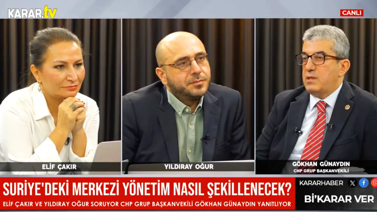 Bi'Karar Ver programında Öcalan mektubunu değerlendiren Doç. Dr. Gökhan Günaydın, DEM - İmralı görüşmesi ve sonrası ortaya çıkan maddeler hakkında açıklamalarda bulundu.