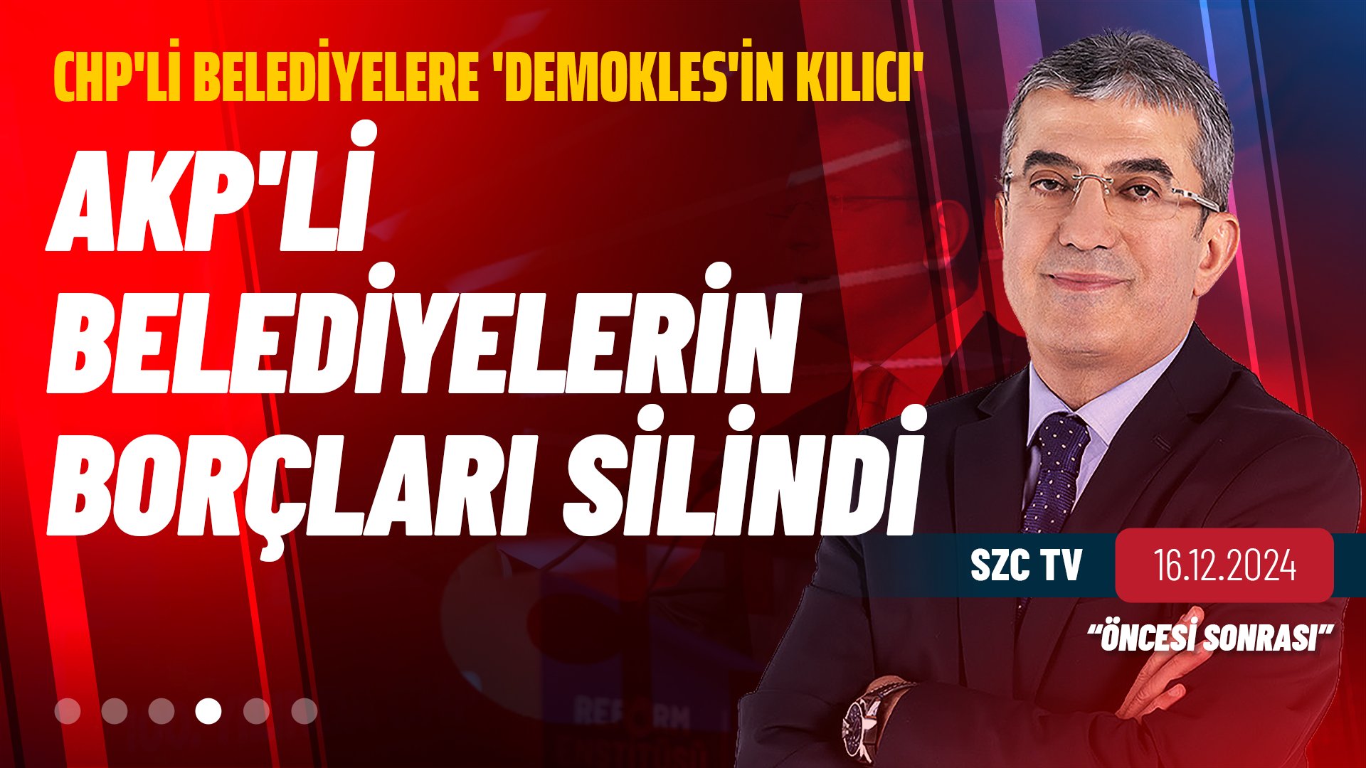 CHP'li belediyelere yönelik haciz kararlarını değerlendiren CHP Grup Başkanvekili Gökhan Günaydın, AKP'li belediyelerin borçları silinirken SGK borcu CHP'li belediyelere 'Demokles'in Kılıcı' gibi yorumunu yaptı.