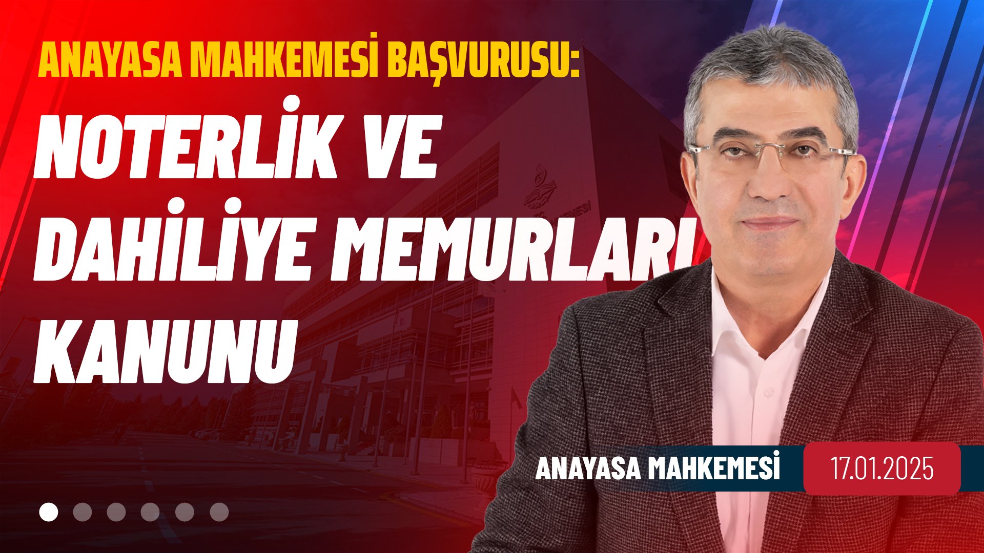Noterlik ve Dahiliye Memurları Kanunu'nu Anayasa Mahkemesi’ne Taşıdık