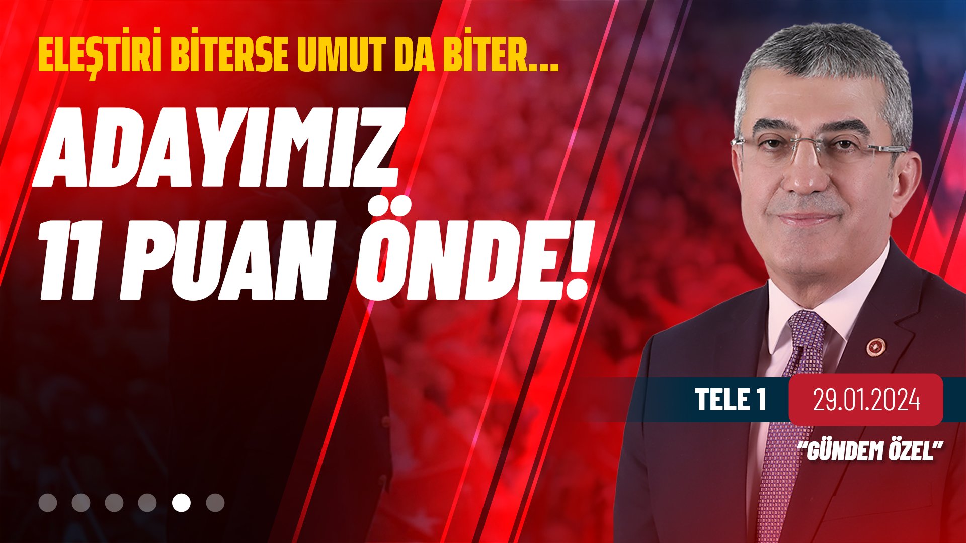 CHP Grup Başkanvekili Gökhan Günaydın, Tele 1'de Merdan Yanardağ ile Gündem Özel programına katılarak Can Ataklı ve Merdan Yanardağ'ın sorularını yanıtladı. Günaydın; CHP'nin yeni mücadele stratejisini, açıklanan son anketlerde CHP'nin adayının 11 puan önde olduğunu, Suat Toktaş, Kürşad Oğuz ve Barış Pehlivan hakkında çıkartılan tutuklama talebini, Ekrem İmamoğlu'nun düzenlemiş olduğu basın toplantısını ve İmamoğlu'nun açıkladığı bilirkişi Satılmış B. hakkındaki iddiaları değerlendirdi.