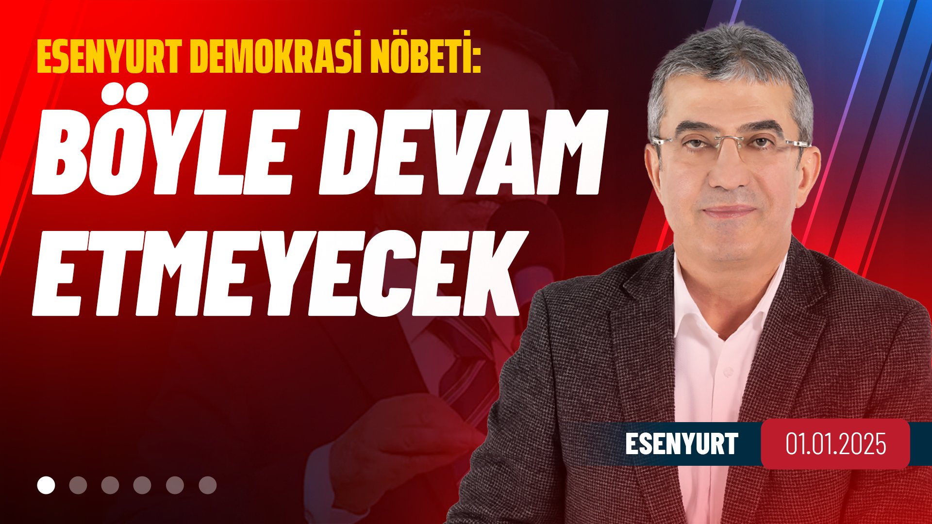 Esenyurt Belediye Başkanı Ahmet Özer’in tutuklanarak yerine kayyum atanmasına karşı CHP’lilerin ilçede başlattığı Demokrasi Nöbeti sürüyor.
