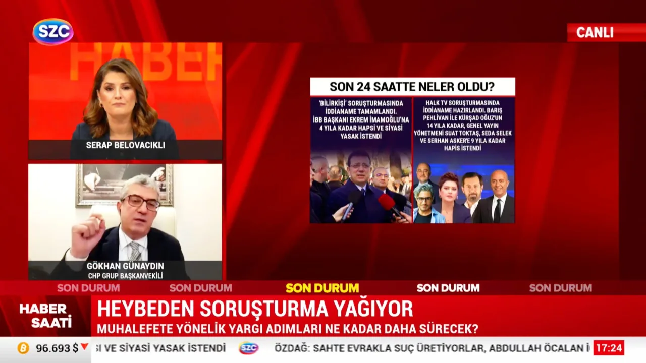 CHP Grup Başkanvekili Gökhan Günaydın yargı bağımsız olsaydı adliye koridorlarından siyaset dizayn edilmeye çalışılmazdı