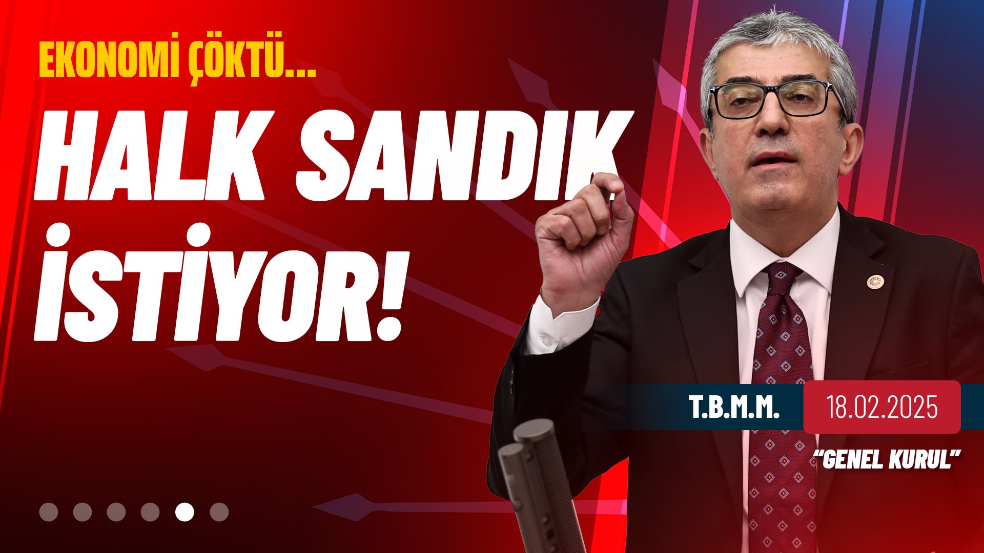 CHP Grup Başkanvekili Gökhan Günaydın, TBMM Genel Kurulu’nda yaptığı konuşmada, Türkiye’nin derin bir ekonomik kriz içinde olduğunu ve halkın yarınını öngöremez hâle geldiğini söyledi.