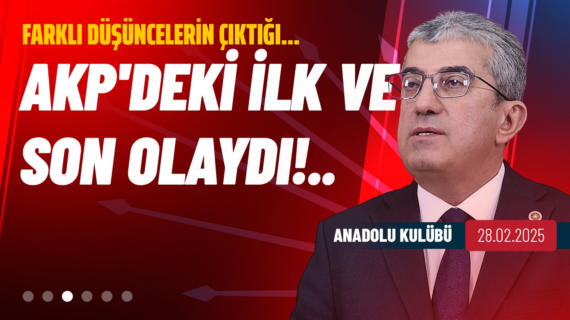 1 Mart Tezkeresi'nin reddedilmesinin yıl dönümü dolayısıyla Anadolu Kulübü'nde etkinlik düzenlendi. Etkinliğe, CHP Grup Başkanvekili Gökhan Günaydın da katıldı.
