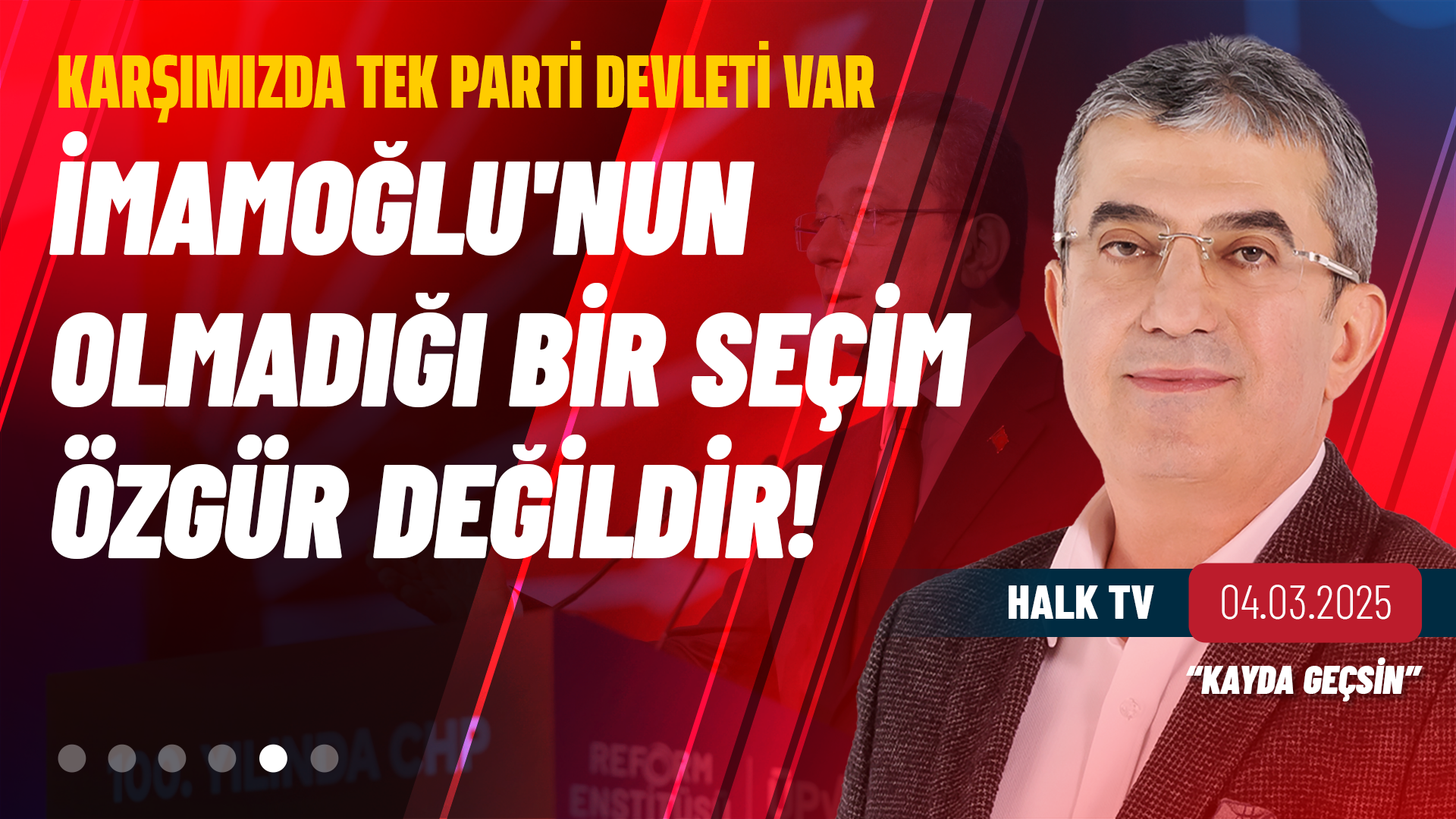 Cumhuriyet Halk Partisi Grup Başkanvekili Gökhan Günaydın Ekrem İmamoğlu'na karşı başlatılan soruşturma süreci ile ilgili olarak değerlendirmelerde bulundu ve "Artık Ekrem beyin olmadığı bir seçim özgür değildir" dedi.