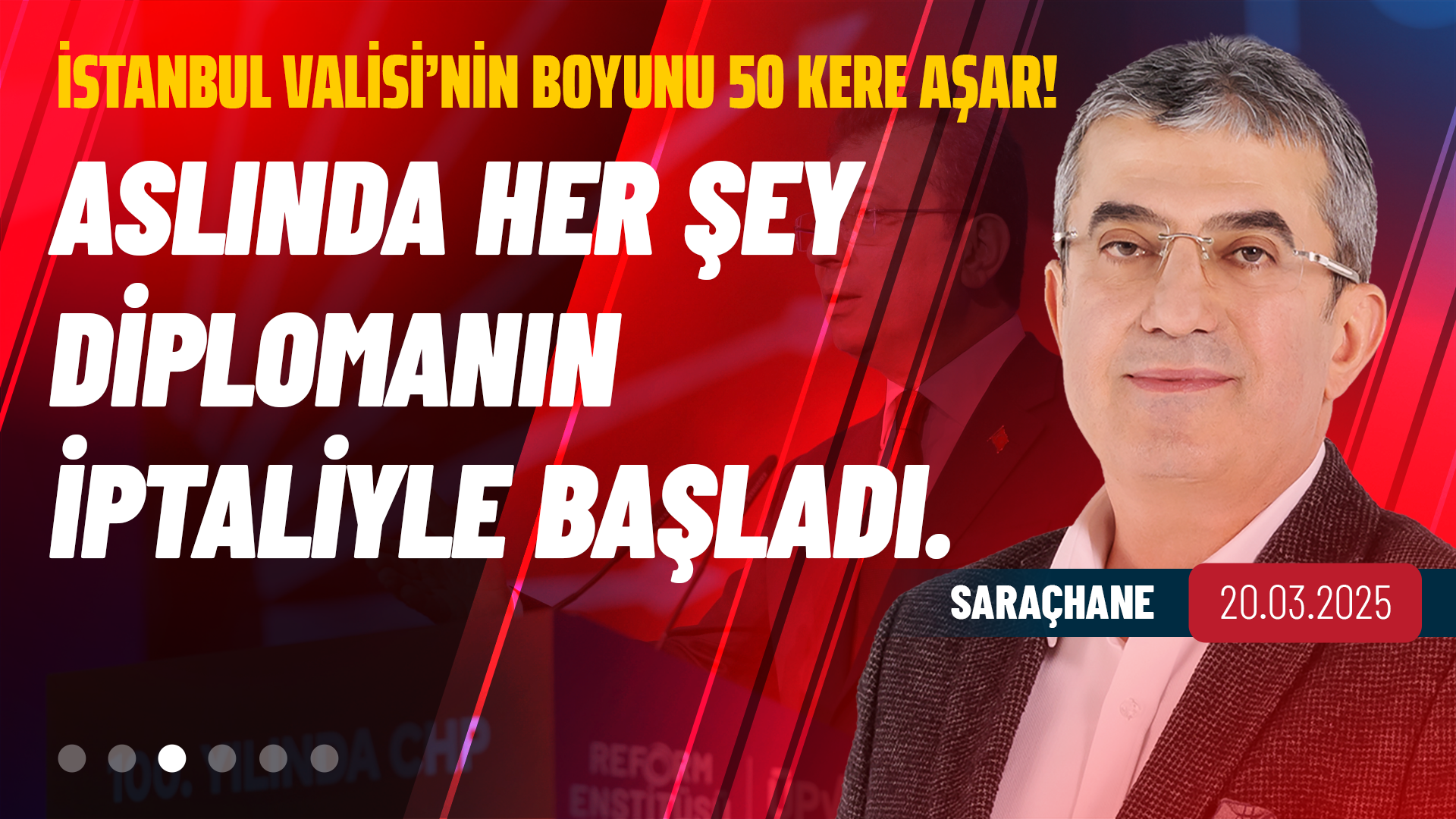 CHP Grup Başkanvekili Gökhan Günaydın, CHP’nin ön seçim cumhurbaşkanı adayı, Türkiye Belediyeler Birliği (TBB) ve İstanbul Büyükşehir Belediye (İBB) Başkanı Ekrem İmamoğlu'nun dün sabah saatlerinde düzenlenen operasyonla gözaltına alınmasını ANKA Haber Ajansı’na değerlendirdi.