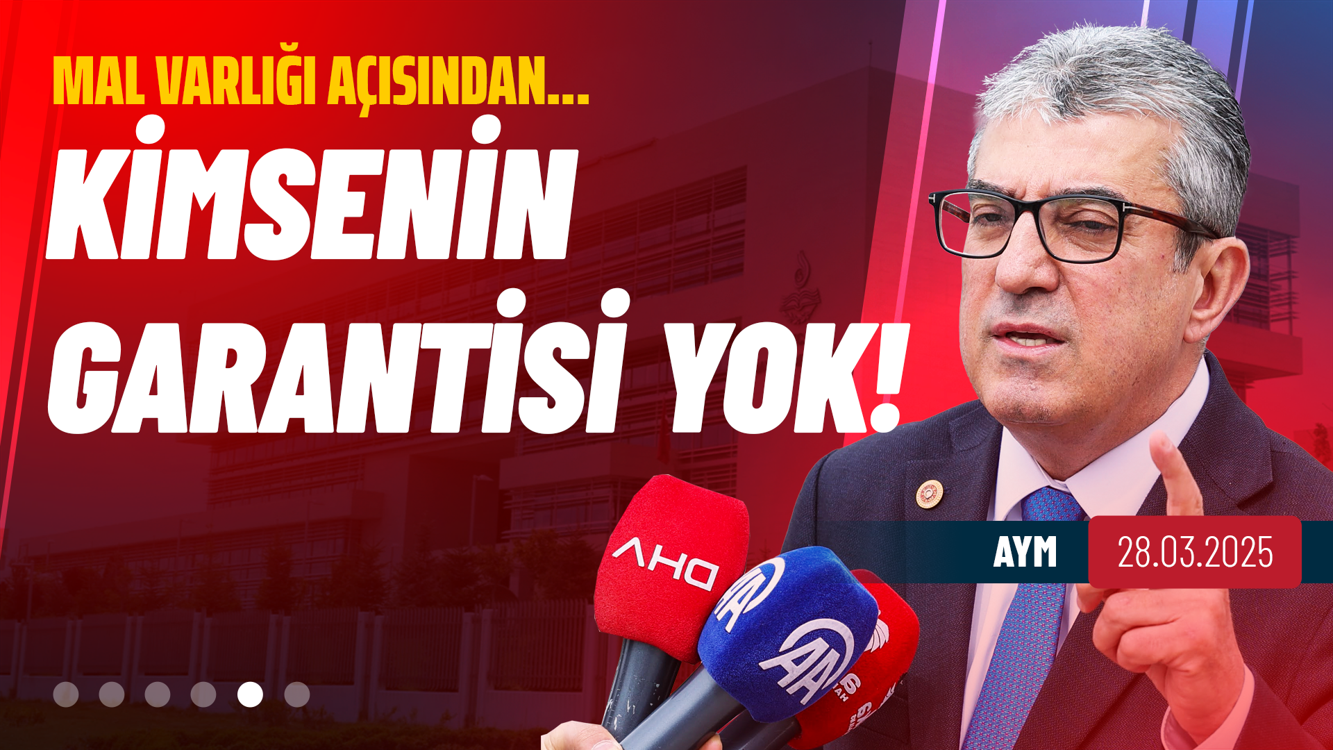 CHP Grubu olarak, TMSF'nin şirketlere kayyum atamasını düzenleyen kanunun yürürlüğünün durdurulması ve iptali istemiyle AYM'ye başvurduk.