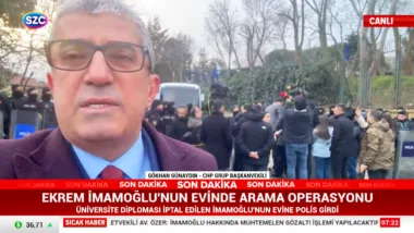 Cumhuriyet Halk Partisi Grup Başkanvekili Gökhan Günaydın SZC TV'de Ekrem İmamoğlu'nun gözaltına alınmasına ilişkin değerlendirmelerde bulundu.