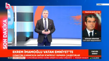 Cumhuriyet Halk Partisi Grup Başkanvekili Gökhan Günaydın Halk TV'de Ekrem İmamoğlu'nun gözaltına alınmasına ilişkin değerlendirmelerde bulundu.