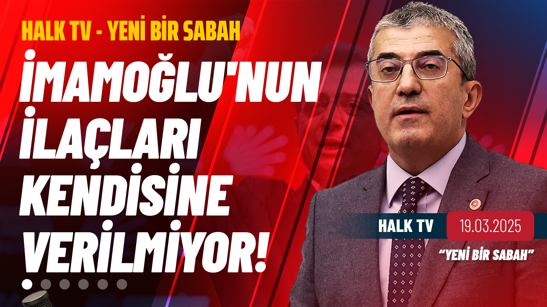 Cumhuriyet Halk Partisi Grup Başkanvekili Gökhan Günaydın Halk TV'de Ekrem İmamoğlu'nun gözaltına alınmasına ilişkin değerlendirmelerde bulundu.