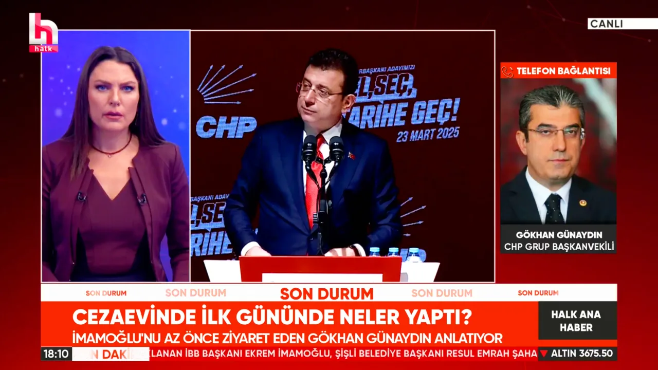 Cumhuriyet Halk Partisi Grup Başkanvekili Gökhan Günaydın Ekrem İmamoğlu'nun sözlerini aktardı: "Onlar bir avuç insan ve bir avuç insanın yaptığı kötülükler bizi üzemez, geriletemez. Biz memleketi birleştireye devam edeceğiz."