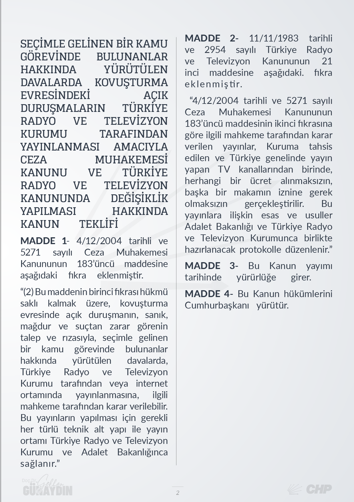GBV kanun teklifi - 004