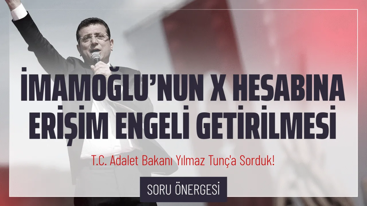 Yılmaz Tunç'a "İmamoğlu'nun X hesabının engellenmesine neden olan içerik tam olarak nedir?" sorusunu sorduk!