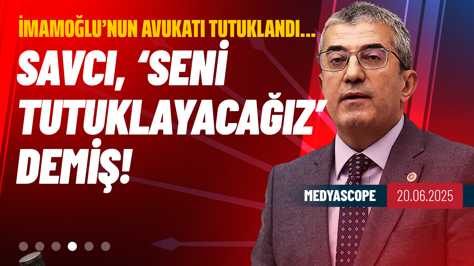 CHP Grup Başkanvekili Gökhan Günaydın, Çorlu Cezaevi’nde bulunan ve akşam saatlerinde tutuklanan Ekrem İmamoğlu’nun avukatı Mehmet Pehlivan’ı ziyaret etti. Günaydın, Pehlivan’ın durumu, İmamoğlu’nun çağrısı, CHP’nin 30 Haziran’daki davası gibi gelişmeler üzerine Medyascope Haber Müdürü Göksel Göksu’nun sorularını yanıtladı.
