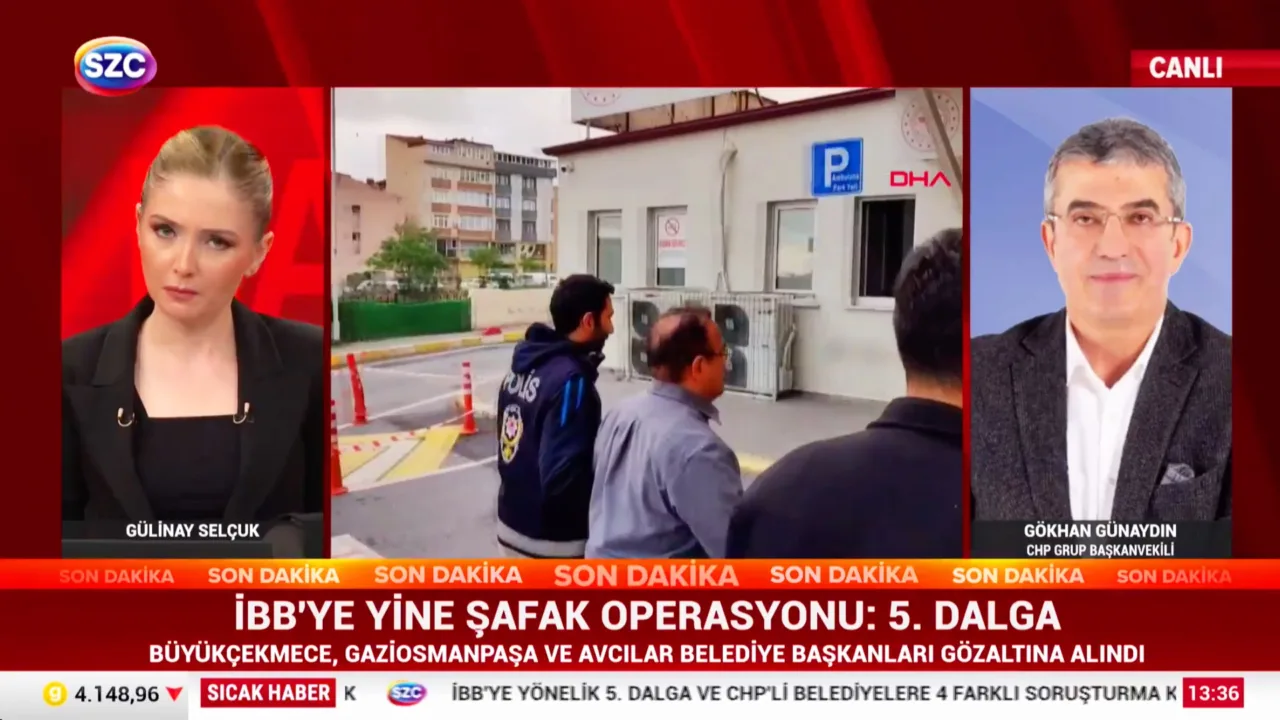 Cumhuriyet Halk Partisi Grup Başkanvekili Gökhan Günaydın SZC TV'de gündeme ilişkin değerlendirmelerde bulundu.