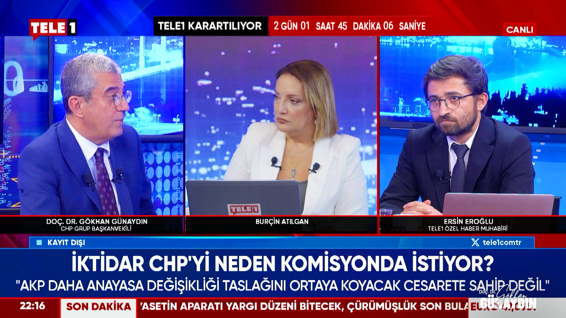 CHP'nin Komisyonda Olması Ülkeye Katkı Sağlar