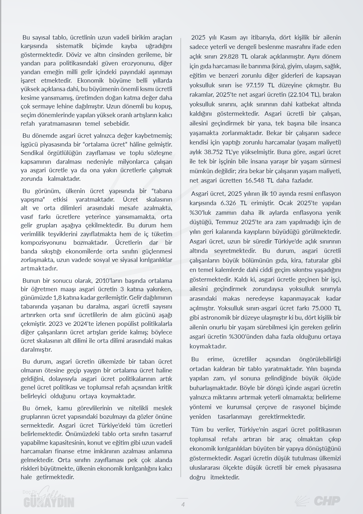 Asgari Ücret Tespit Komisyonu Kanunu Teklifi - 04