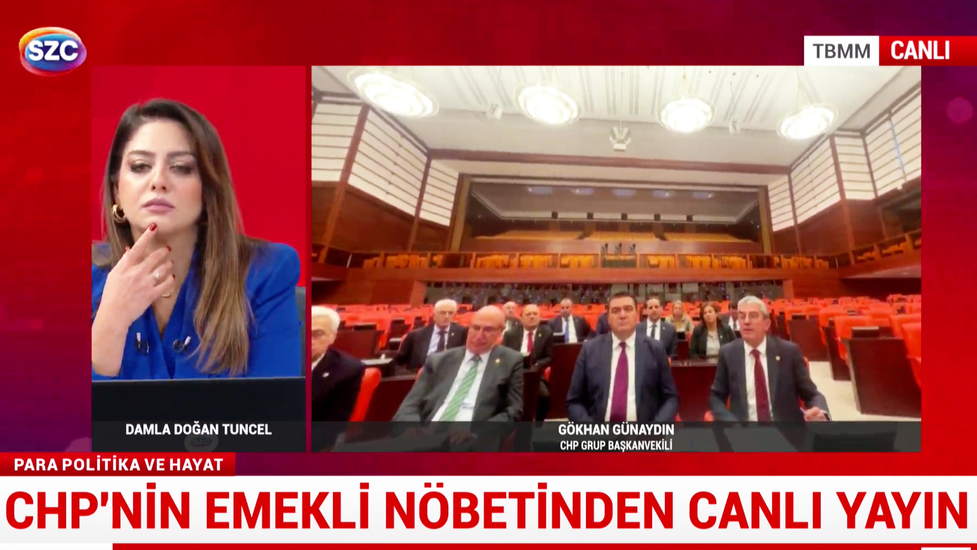 CHP'den Mecliste Emekli Nöbeti: Asgari Ücret 39 Bin TL Olana Kadar Buradayız