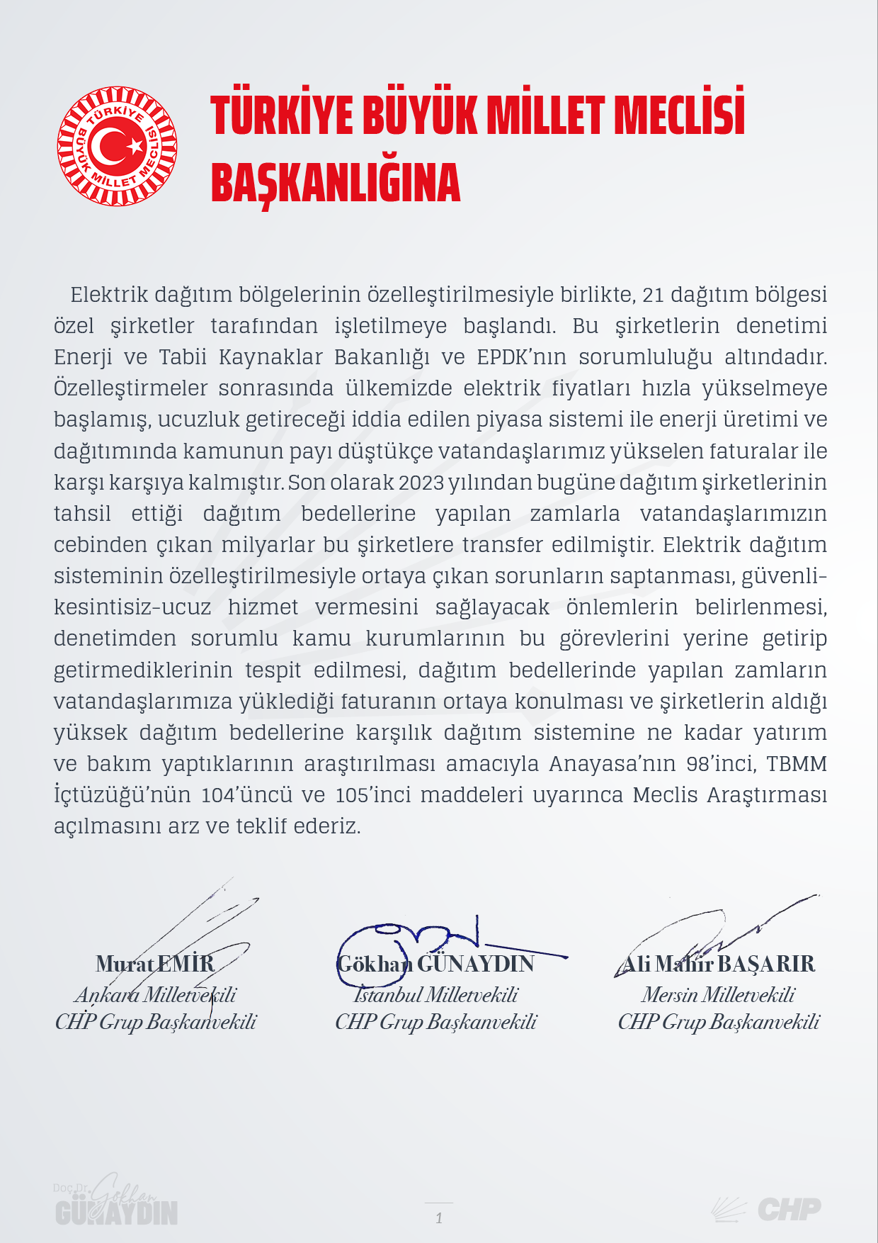 Elektrik Dağıtım Sisteminin Özelleştirilmesiyle Ortaya Çıkan Sorunlar - 01