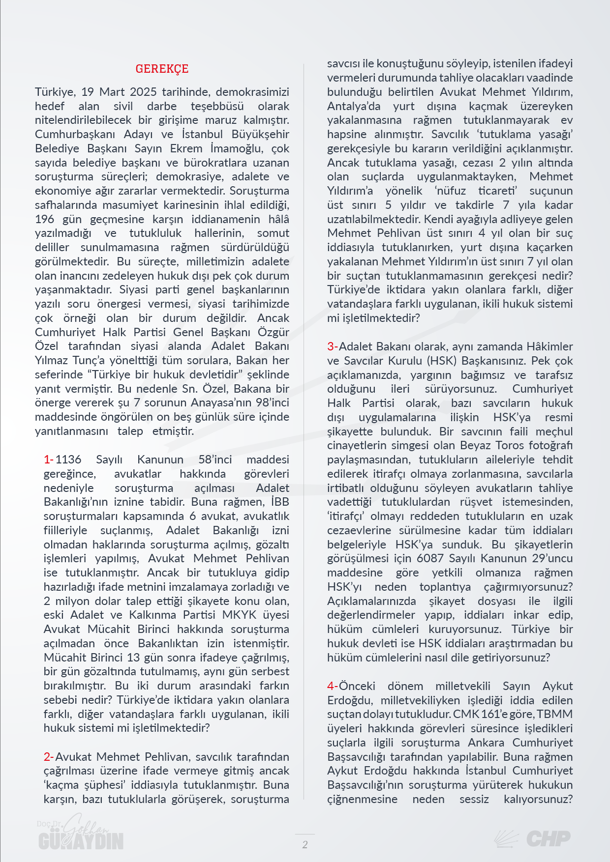 Grid görselini seçmek için tıklayın; Delete tuşuyla silebilirsiniz. Yargıda Çifte Standart - 02